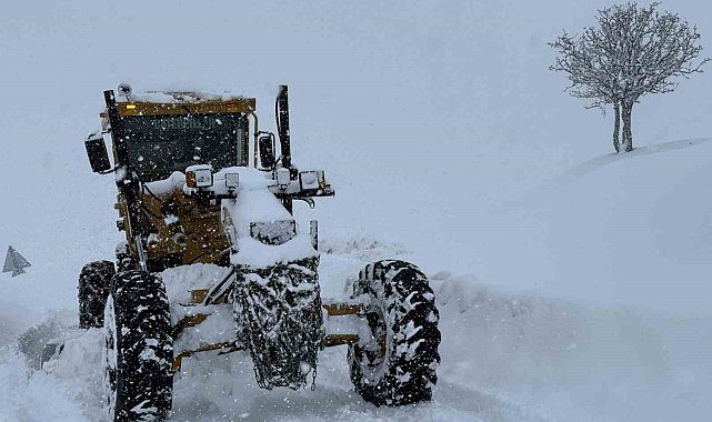 Muş'ta 176 köy yolu ulaşıma kapandı, ekipler hastalar için seferber oldu