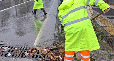 MUSKİ ekipleri 24 saat yağmur mesaisinde