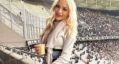 Nevide Çiçek Beşiktaş maçını locadan izledi: Özel Misafir mi?