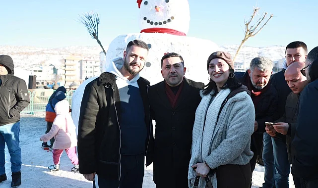 Nevşehir Belediyesi'nden 'kardan adam' mutluluğu