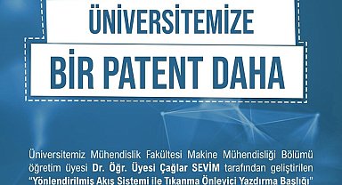 Niğde Ömer Halisdemir Üniversitesi bir patent daha aldı