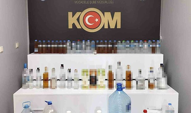 Niğde'de kaçak alkol operasyonunda 3 tutuklama