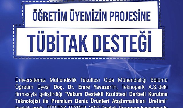 NÖHÜ öğretim üyesine destek