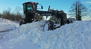 Ordu Büyükşehir kar esaretine izin vermiyor