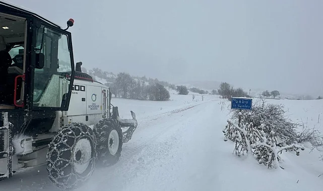 Ordu'da karla mücadelede Büyükşehir seferberliği