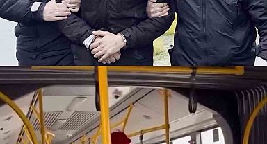 Otobüste tartıştığı genci darbeden şüpheli yakalandı