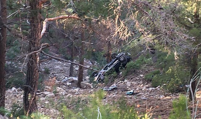 Otomobil uçuruma yuvarlandı, çocuk sürücü hayatını kaybetti