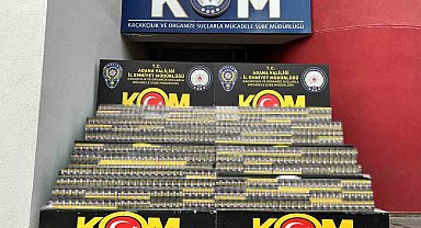 Otomobilden 10 bin paket kaçak sigara çıktı: 2 kişi tutuklandı