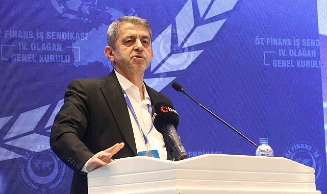 Öz Finans-İş Sendikası Başkanı Eroğlu: "153 arkadaşımızın kendi imkanlarıyla sıfır sermaye olarak bu işe başladık"
