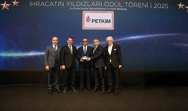 Petkim, Ege İhracatçı Birlikleri tarafından ihracatın yıldızı seçildi
