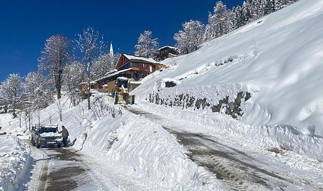 Rize'de 131 köy yolu ulaşıma açıldı