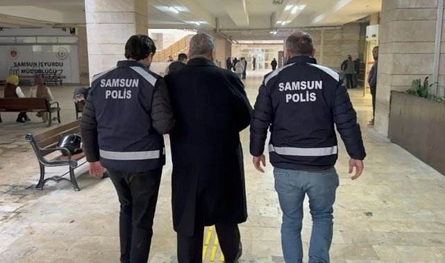 Samsun'da 8 ile 12 yıl hapis cezası bulunan 2 hükümlü yakalandı