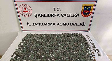Şanlıurfa'da 2 bin 644 adet gümüş ve bronz sikke ele geçti