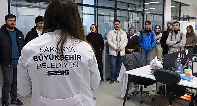 SASKİ geleceğin sağlık neferlerini tesislerinde ağırladı