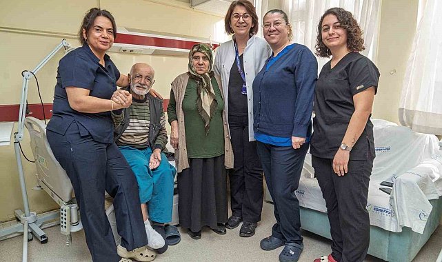 Şeker hastası 83 yaşındaki yaşlı adam ampütasyondan son anda kurtuldu