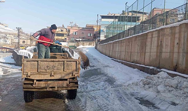 Siirt'te karla mücadele seferberliği: Ekipler 724 sahada
