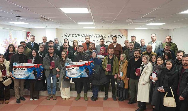 Şırnak Belediyesinden yeni evlilere 60 bin liralık destek