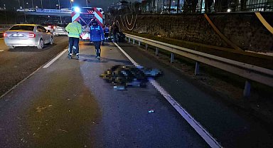Şişli'de bariyerlere çarpan motosikletli feci şekilde hayatını kaybetti