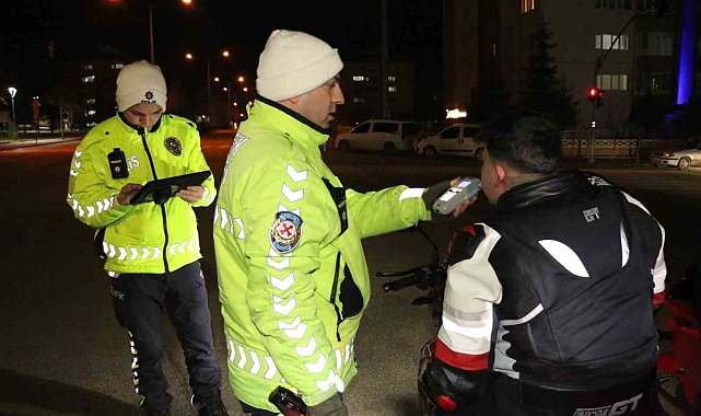 Sultandere'de asayiş ve trafik denetimi yapıldı