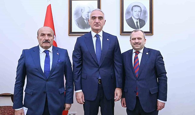 Taşköprü Belediye Başkanı Arslan, Bakan Ersoy'a Pompeipolis Antik Kentini anlattı
