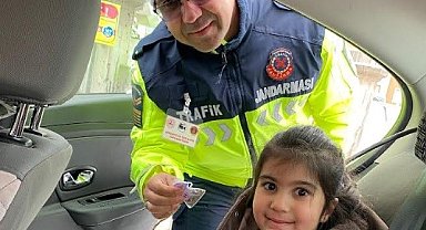 Tavşanlı Hande Gül Anaokulu öğrencileri "Güvenli Yolculuk" için arka koltuğa geçti