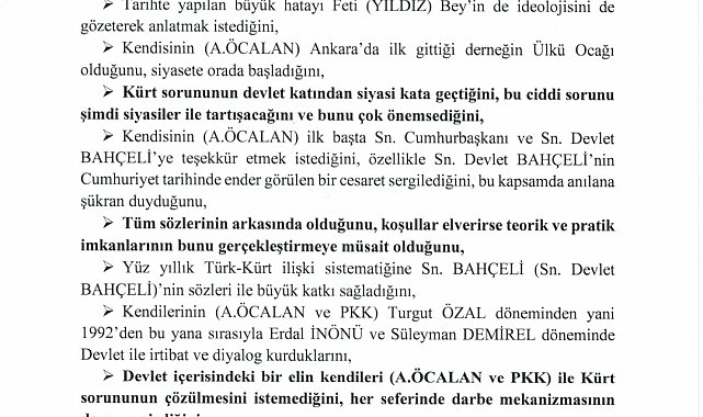 TBMM, İmralı görüşmesinin tutanaklarını yayımlandı