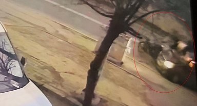 Tekirdağ'da 2 kişinin yaralandığı feci kaza kamerada