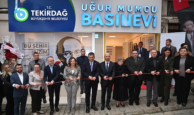 Tekirdağ'da Uğur Mumcu Basınevi açıldı