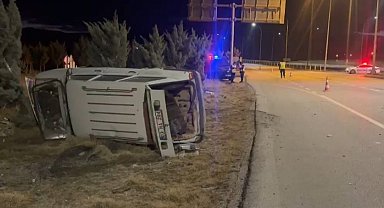 Tırla çarpışan otomobil sürücüsü ağır yaralandı