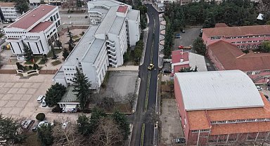 Trabzon Büyükşehir caddeleri yenilemeyi sürdürüyor 
