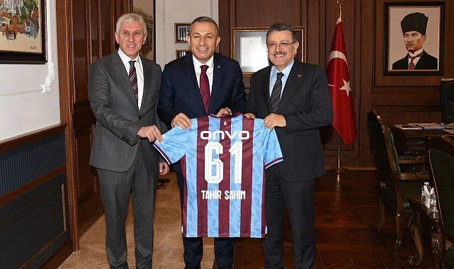 Trabzon'da Başkan Genç Vali Şahin'i ziyaret etti