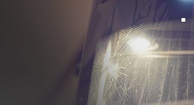 Trabzonspor'un takım otobüsüne taşlı saldırı!