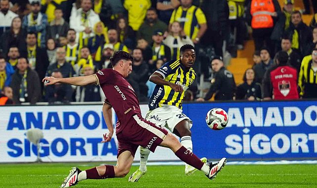 Trendyol Süper Lig: Fenerbahçe: 1 - Göztepe: 1