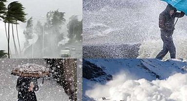 Türkiye yağış altında... Kuvvetli yağmur, yoğun kar ve fırtına uyarıları peş peşe geldi