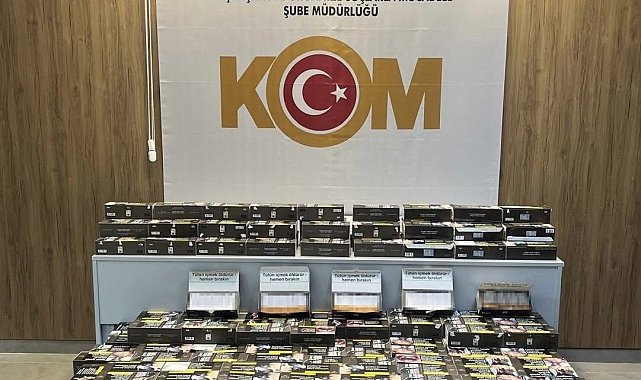 Tütün operasyonunda 29 bin makaron ele geçirildi