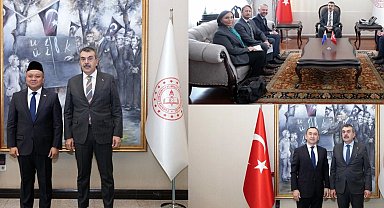 Üç ülkenin Ankara büyükelçileri MEB'de