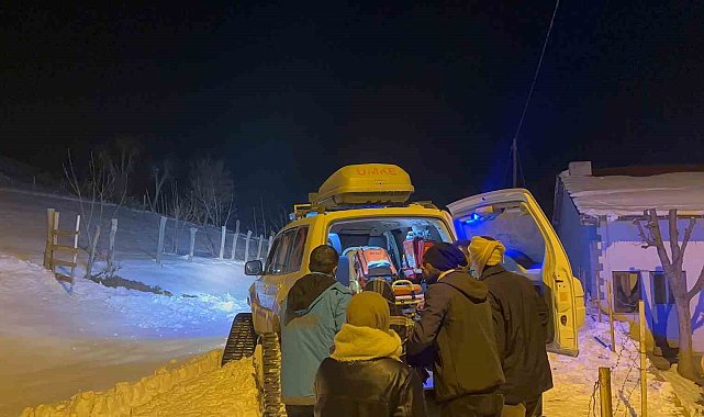 UMKE'den zorlu kış şartlarında hayat kurtaran müdahale