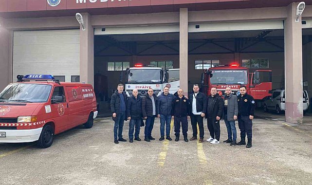 Üsküp'ten itfaiye gönüllü timleri Mudanya'da