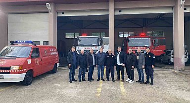 Üsküp'ten itfaiye gönüllü timleri Mudanya'da