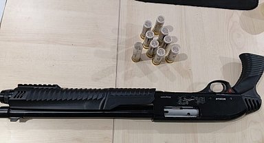 Uzunköprü'de ruhsatsız av tüfeği ele geçirildi