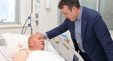 Vali Sözer'den muhtara geçmiş olsun ziyareti