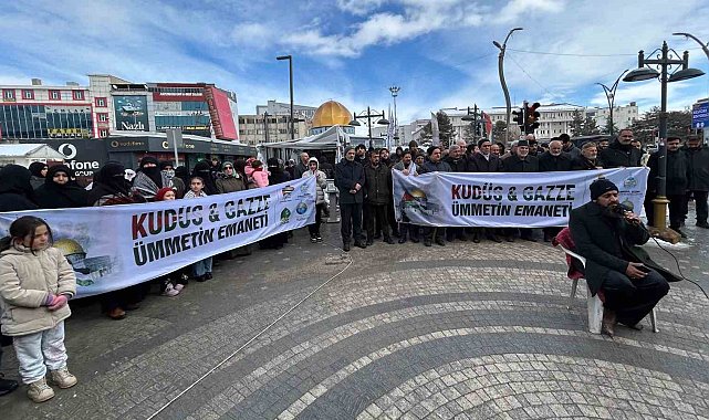 Van'da "Dünya Kudüs Haftası" dolayısıyla basın açıklaması yapıldı