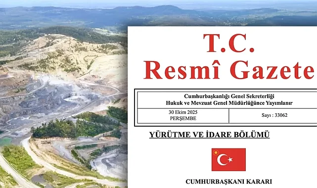 Yeni maden rehabilitasyon yönetmeliği yayımlandı