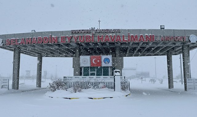 Yüksekova'da kar yağışı ve sis ulaşımı aksatıyor