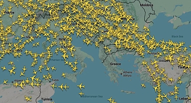 Yunanistan hava sahası kapandı..