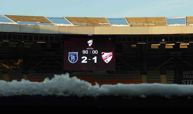 Ziraat Türkiye Kupası: Rams Başakşehir: 2 - Boluspor: 1