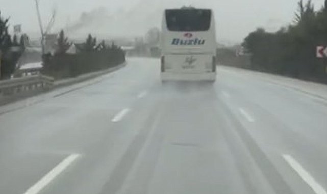 10 kişinin hayatını kaybettiği kazaya karışan firmanın bir başka otobüsü aynı güzergahta hız yaparken görüntülendi