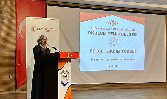 183 okul okulum temiz belgesi aldı