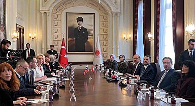 Adalet Bakanı Gürlek, Slovenya Ulusal Meclis Başkanı Zupancic ile bir araya geldi