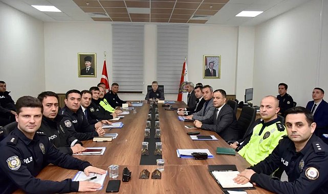 Adıyaman'da aylık emniyet değerlendirme toplantısı yapıldı